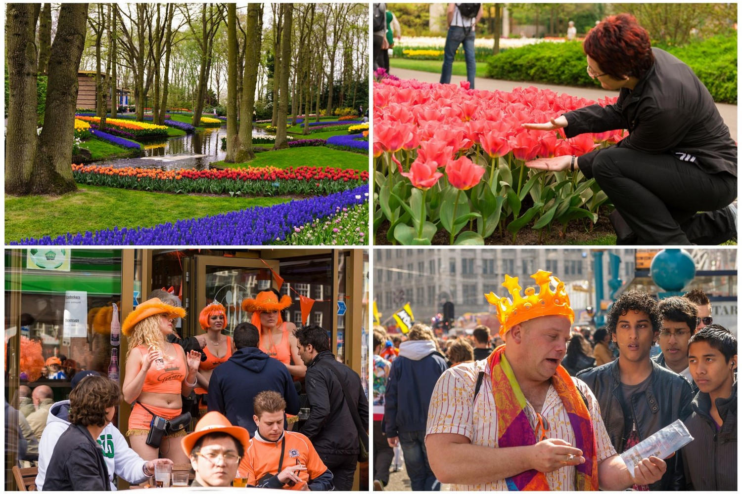 29.04.2010 - Амстердам, Нидерланды. Парк тюльпанов Кёкенхоф и День Королевы в Амстердаме